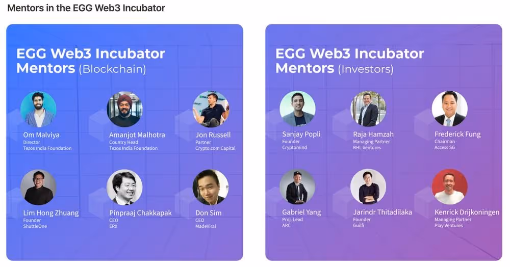 TZ APAC Announces 'EGG' Web3 Incubator for Asia Pacific-based Teams, image 2