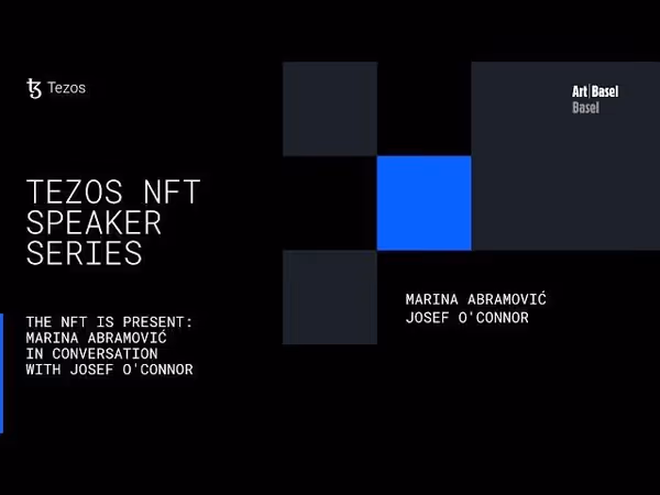 The NFT Is Present Marina Abramovi Conversation w Josef O'Connor Tezos x Art Basel - Basel 2022 image 1