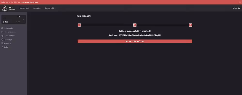 How To Easily Set Up a Tezos Multi-sig Wallet With TzSafe, image 5